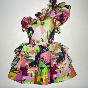 Brand new (now sold out) Celia b one shoulder Baltic dress size M- tags attached